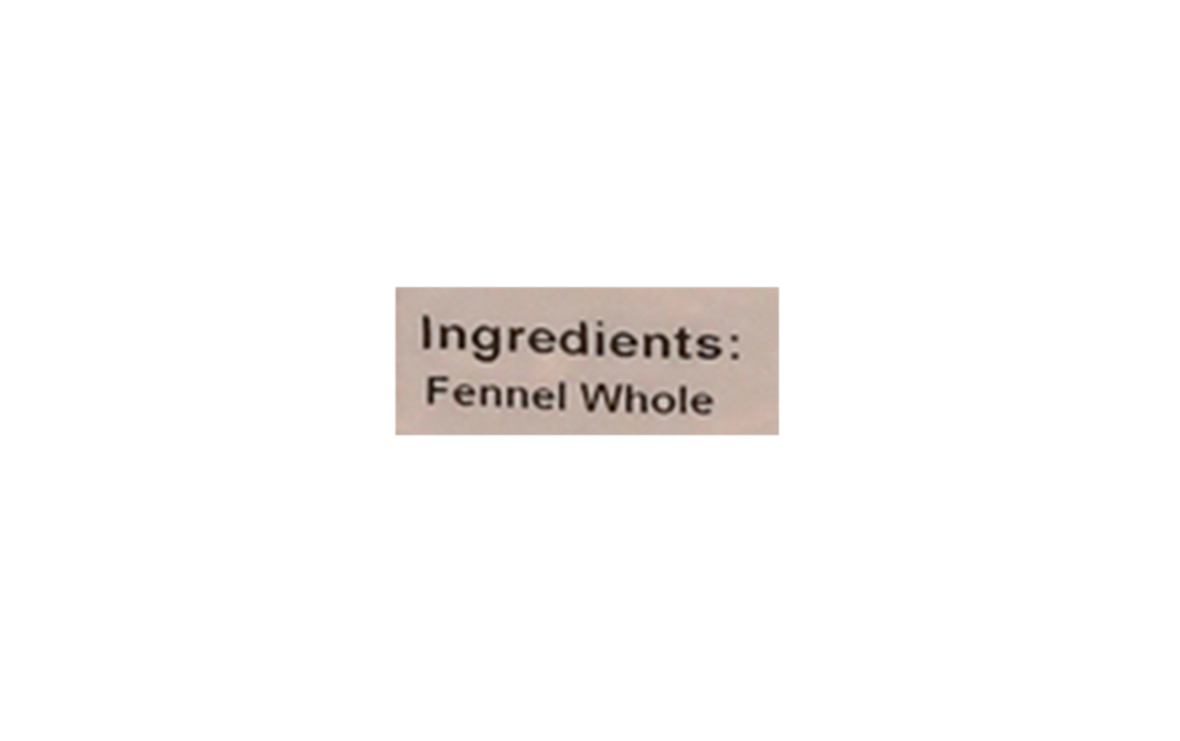 Just Organik Organic Fennel Whole    Pack  100 grams